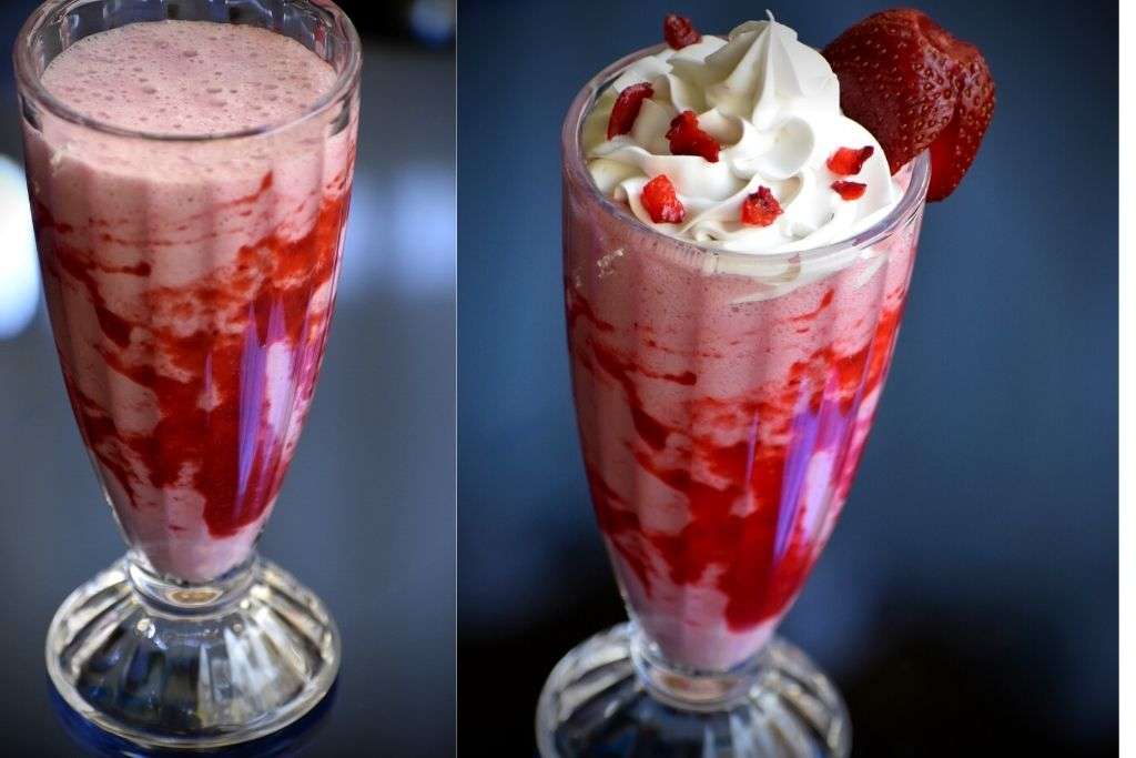 strawberry milkshake