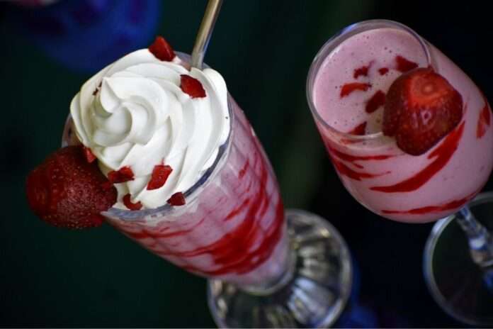 strawberry milkshake